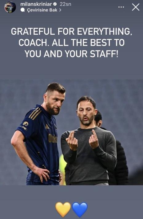 Hangi futbolcular Tedesco için veda paylaşımı yaptı? 1