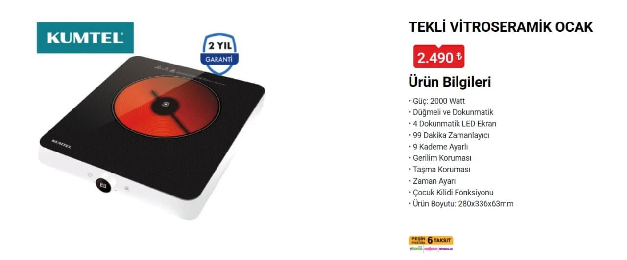 BİM 6 Mayıs 2026 Çarşamba kataloğu yayımlandı! Kumtel 4 programlı bulaşık makinesi geliyor 2