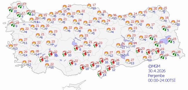 İstanbul'da hava bir anda değişecek: Güneşe aldanmayın, 1 Mayıs'ta sağanak var! 10