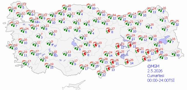 İstanbul'da hava bir anda değişecek: Güneşe aldanmayın, 1 Mayıs'ta sağanak var! 8