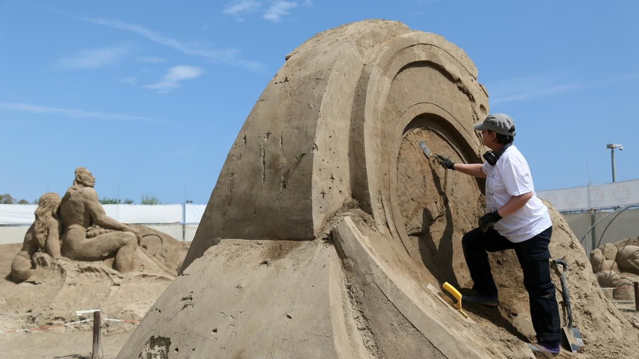 'Zaman Yolculuğu' temalı Kum Heykel Festivali başlıyor 7