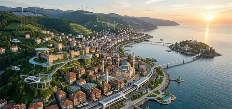 İşte yapay zekaya göre Türkiye'nin il il 100 yıl sonraki hali 11