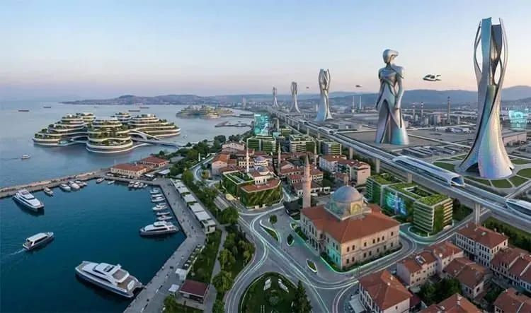 İşte yapay zekaya göre Türkiye'nin il il 100 yıl sonraki hali 15