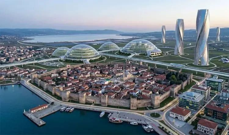 İşte yapay zekaya göre Türkiye'nin il il 100 yıl sonraki hali 19
