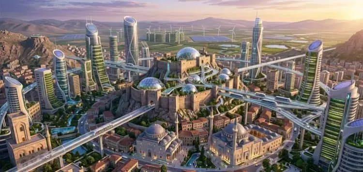 İşte yapay zekaya göre Türkiye'nin il il 100 yıl sonraki hali 2