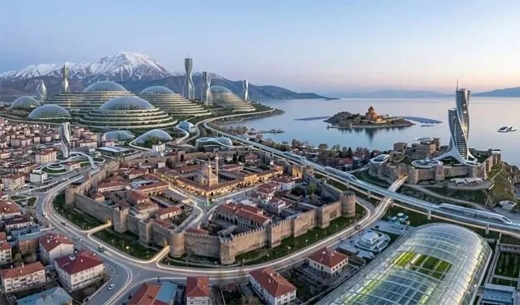 İşte yapay zekaya göre Türkiye'nin il il 100 yıl sonraki hali 22