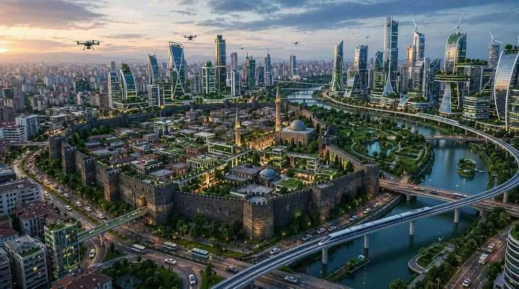 İşte yapay zekaya göre Türkiye'nin il il 100 yıl sonraki hali 7