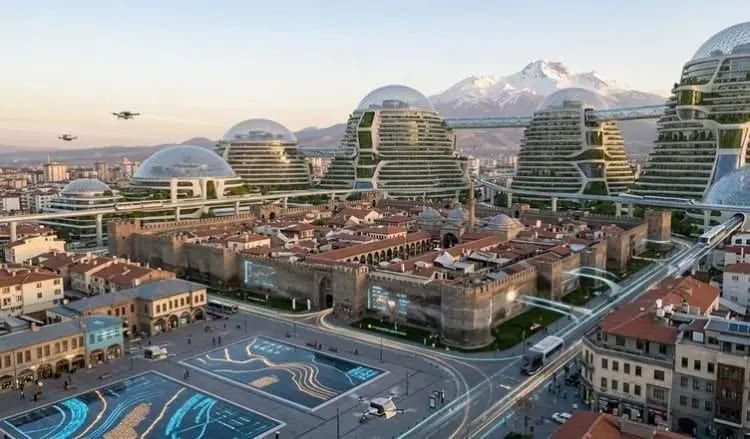 İşte yapay zekaya göre Türkiye'nin il il 100 yıl sonraki hali 9