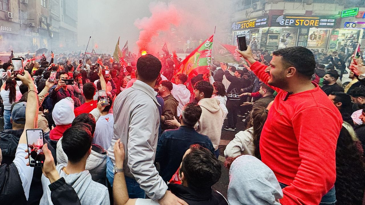 Amedspor Süper Lig'e çıktı, Diyarbakır halkı kutlama için sokaklara indi 12