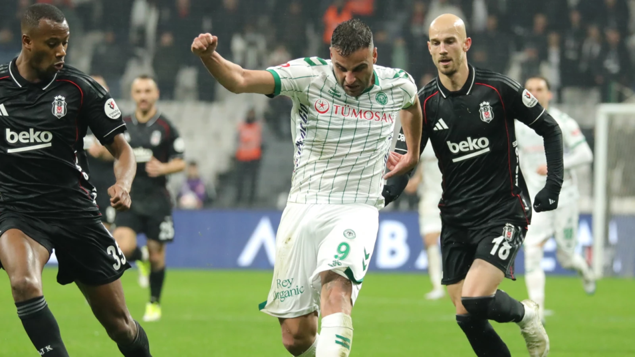 Türkiye Kupası'nda yarı final heyecanı: Beşiktaş-Konyaspor maçının ilk 11'leri 2