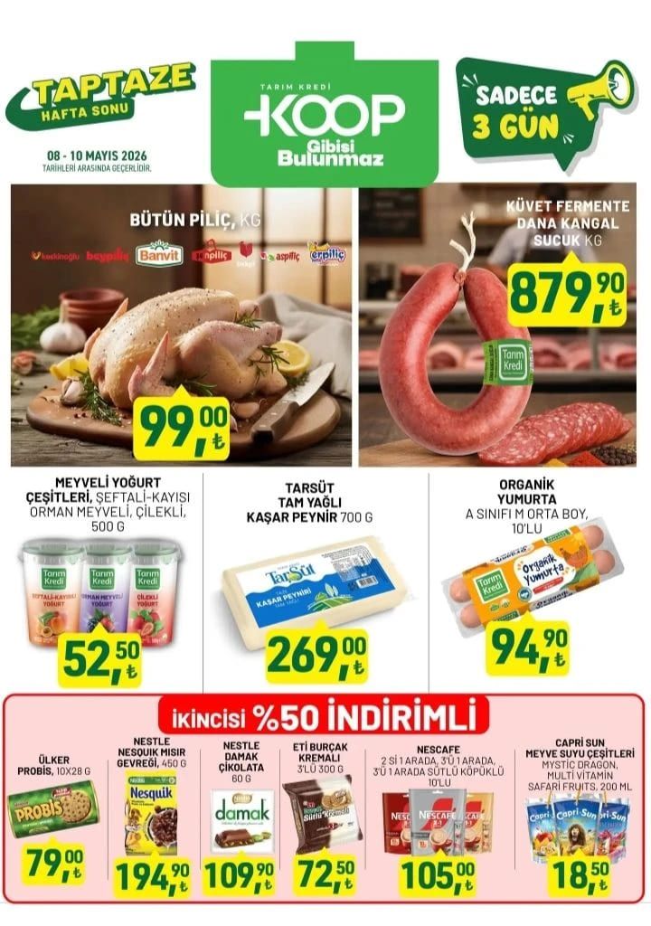 Tarım Kredi KOOP 8-10 Mayıs Kat Kat Fırsat Kataloğu yayımlandı! 1