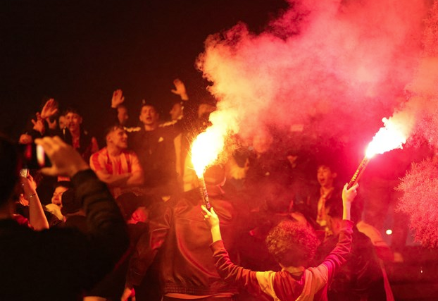 Galatasaraylıların şampiyonluk kutlamasından kareler 3