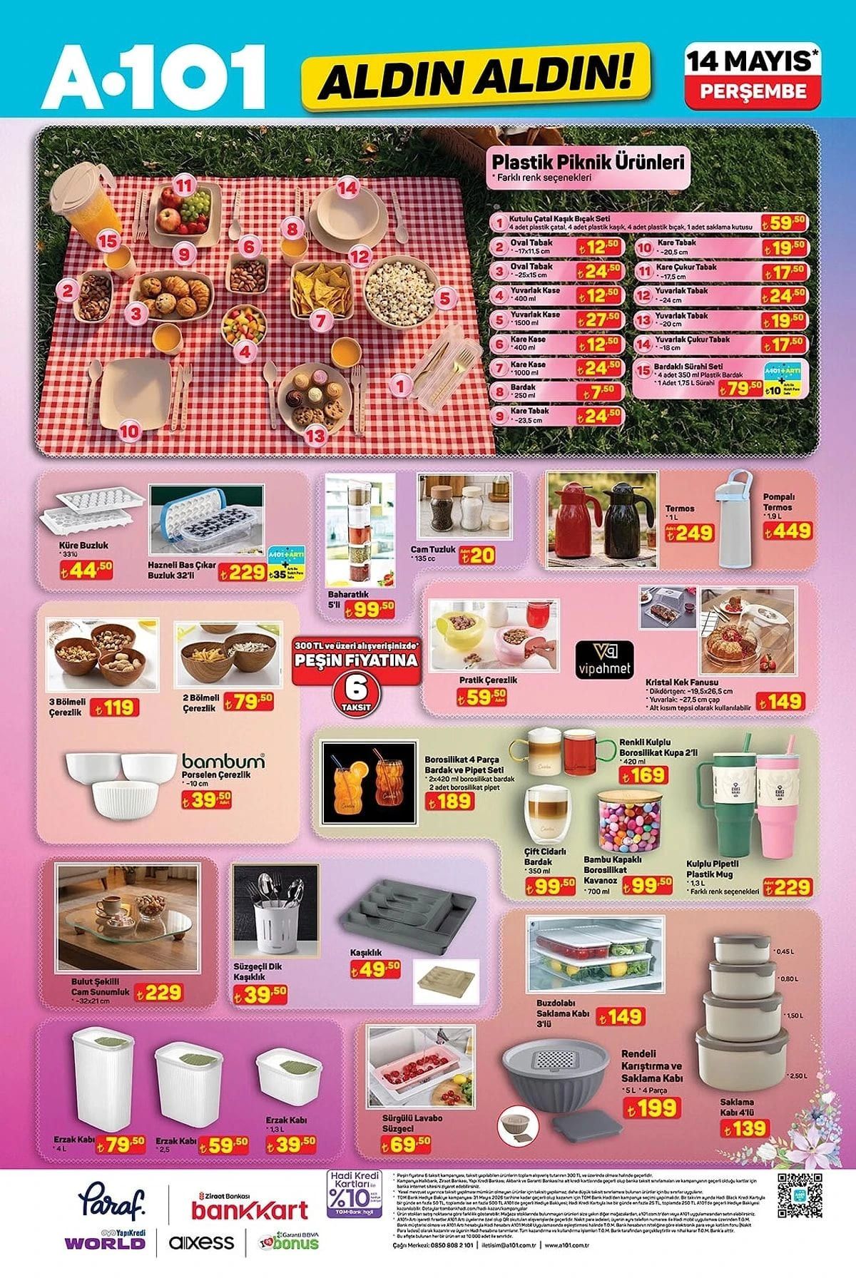 A101 14 Mayıs Perşembe aktüel ürünler kataloğu yayımlandı! A101 14 Mayıs Perşembe aktüel ürünler kataloğunda hangi ürünler var? 8