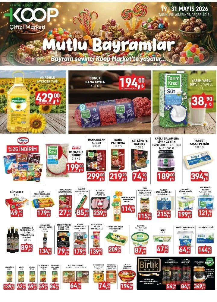 Tarım Kredi 19-31 Mayıs 2026 aktüel ürünler kataloğu yayımlandı! 2