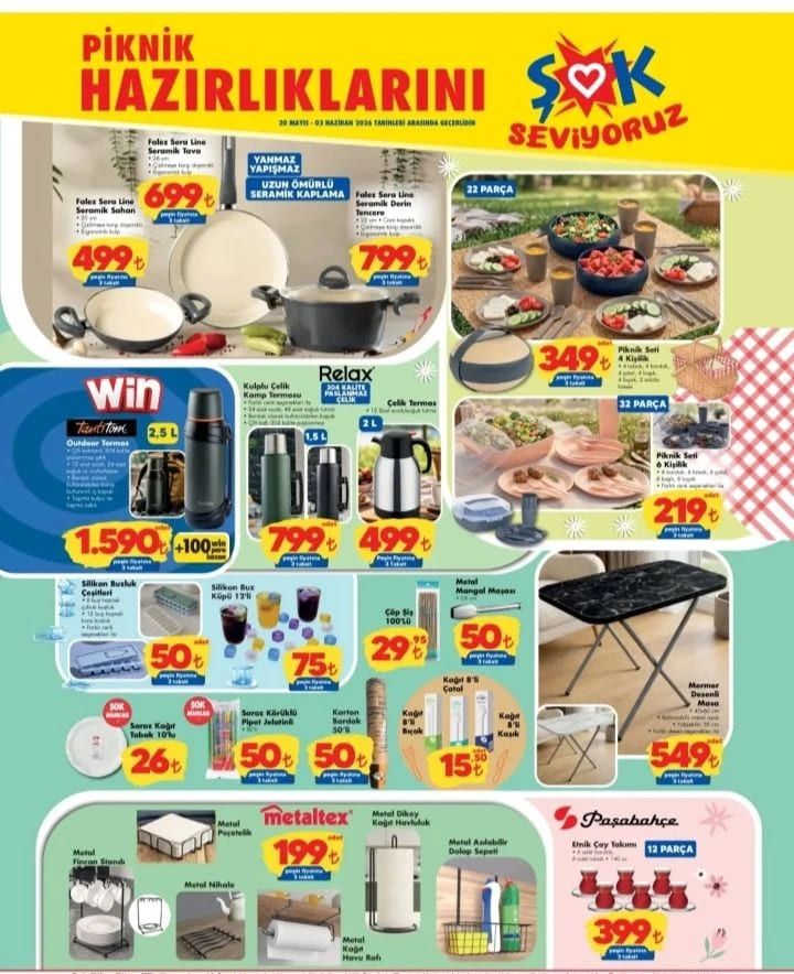 ŞOK 20 Mayıs-2 Haziran aktüel ürünler kataloğu yayımlandı! 9