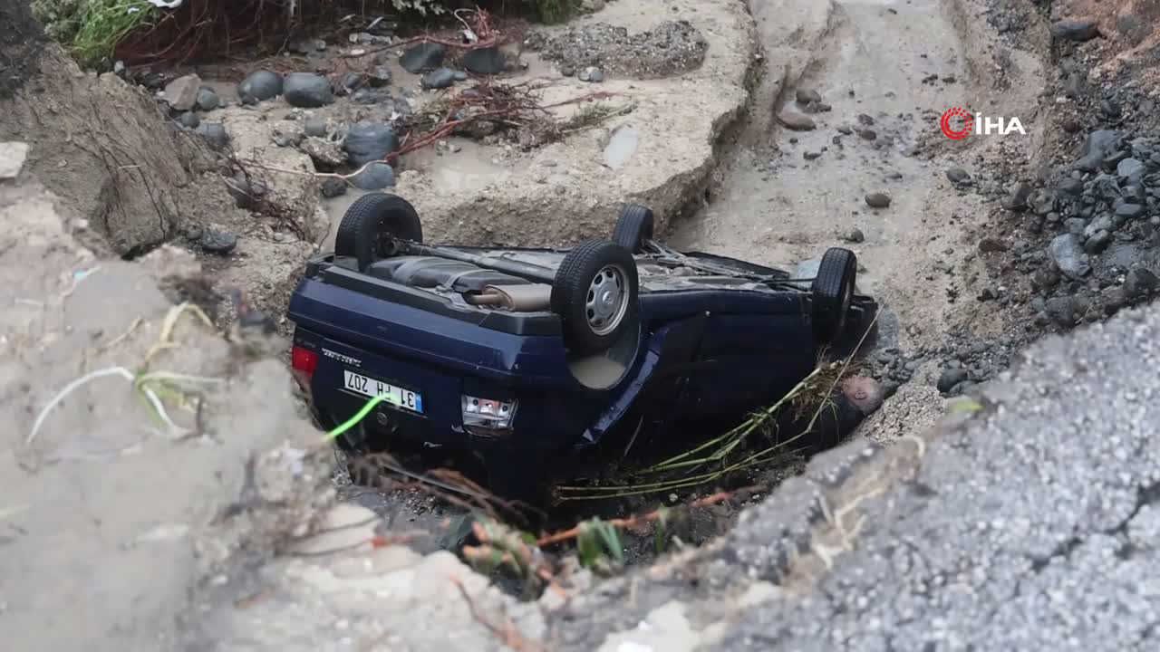 Hatay'da sel felaketi: Asi Nehri taştı, heyelan ve çökmelerde can kaybı 2'ye yükseldi! "Uyarıların çok üzerinde bir yağış aldık" 7