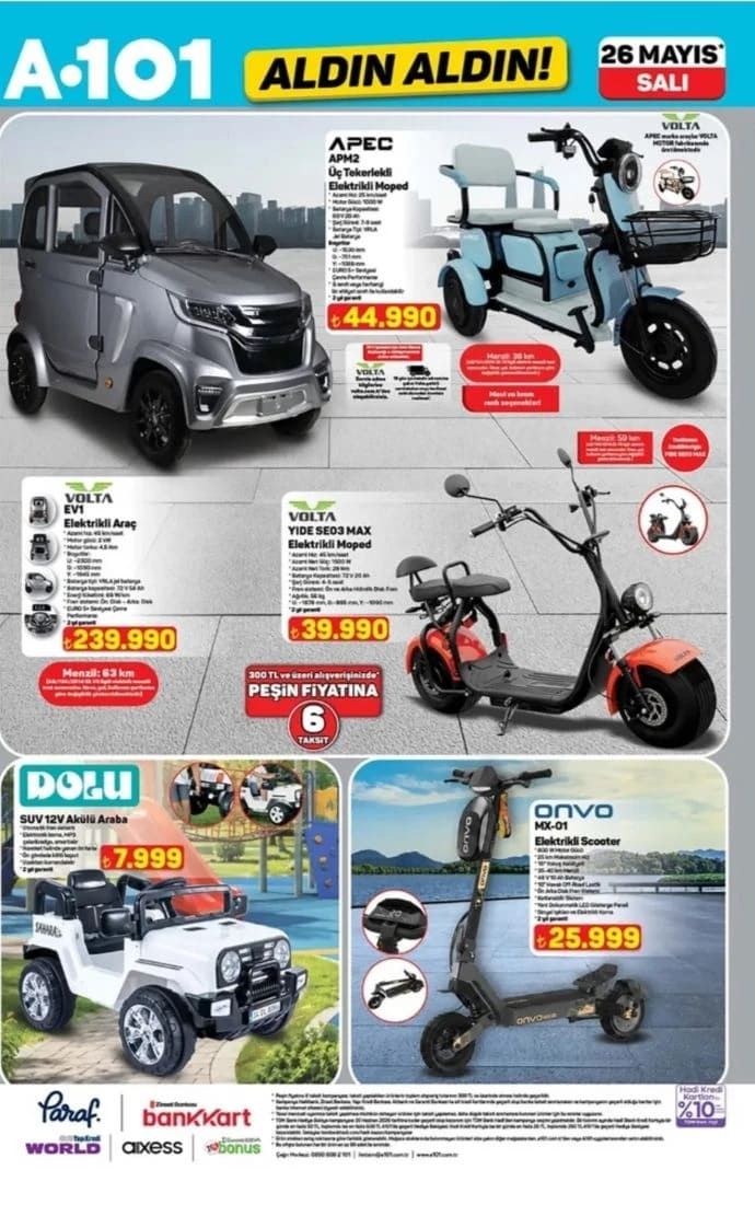 A101 26 Mayıs Salı aktüel ürünler kataloğu yayımlandı! Çamaşır makinesi, buzdolabı, bulaşık makinesi ve birçok ürün geliyor 1