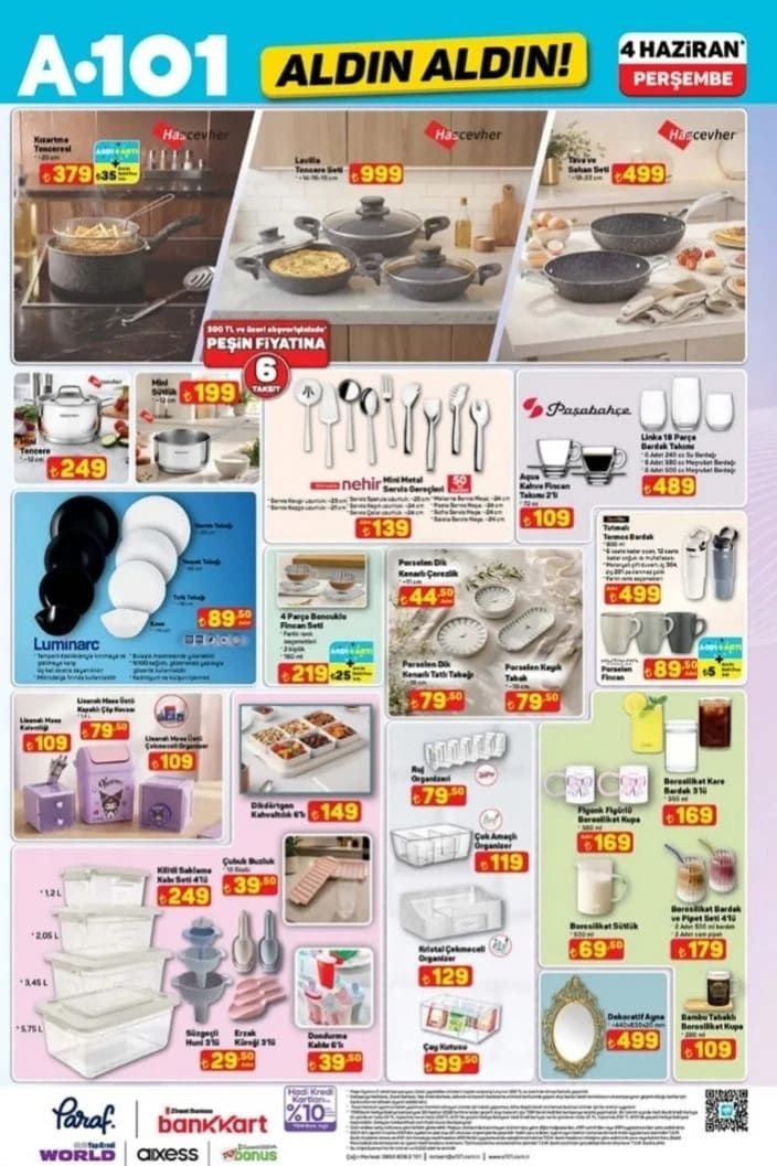 A101 26 Mayıs Salı aktüel ürünler kataloğu yayımlandı! Çamaşır makinesi, buzdolabı, bulaşık makinesi ve birçok ürün geliyor 4