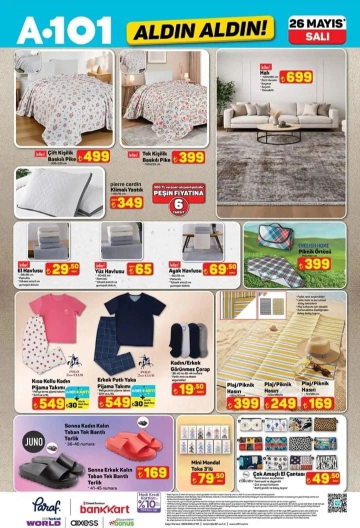 A101 26 Mayıs Salı aktüel ürünler kataloğu yayımlandı! Çamaşır makinesi, buzdolabı, bulaşık makinesi ve birçok ürün geliyor 5