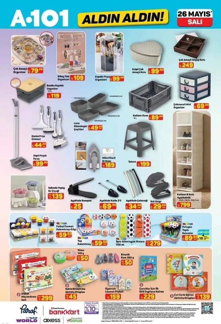 A101 26 Mayıs Salı aktüel ürünler kataloğu yayımlandı! Çamaşır makinesi, buzdolabı, bulaşık makinesi ve birçok ürün geliyor 6
