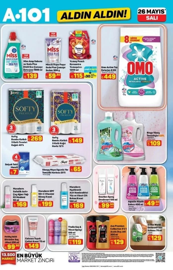 A101 26 Mayıs Salı aktüel ürünler kataloğu yayımlandı! Çamaşır makinesi, buzdolabı, bulaşık makinesi ve birçok ürün geliyor 9