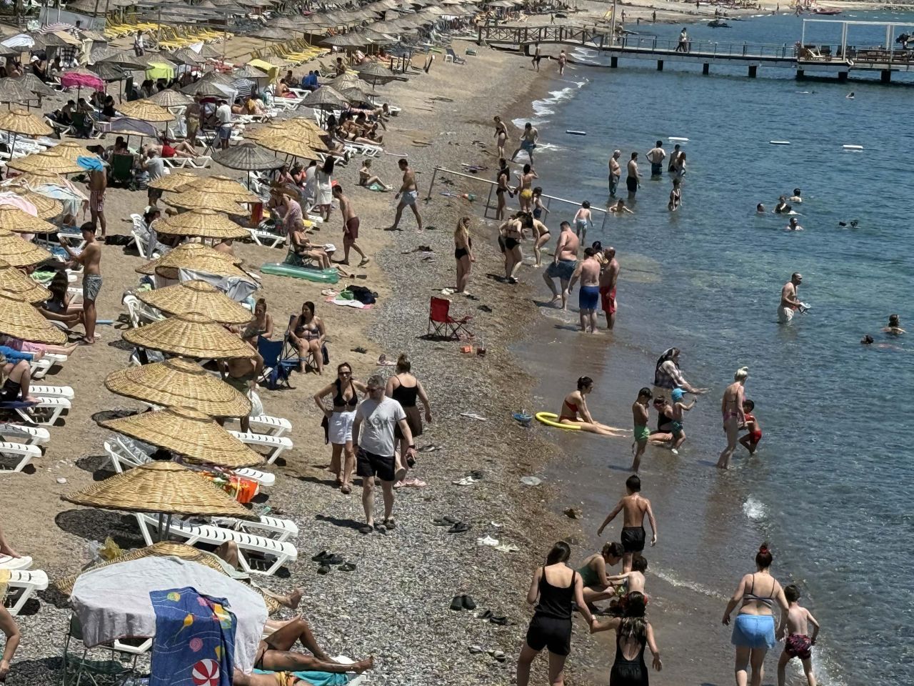Herkes akın etti! Kurban Bayramı'nın ilk gününde Bodrum sahilleri doldu taştı 5