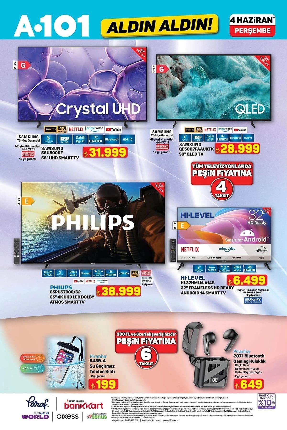 A101 4 Haziran Perşembe aktüel ürünler kataloğu yayımlandı! 2