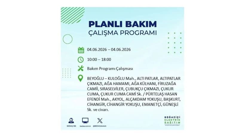 Milyonları ilgilendiriyor: İstanbul'da elektrikler kesilecek 17