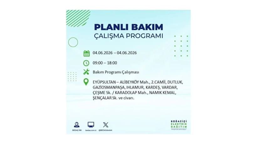 Milyonları ilgilendiriyor: İstanbul'da elektrikler kesilecek 33