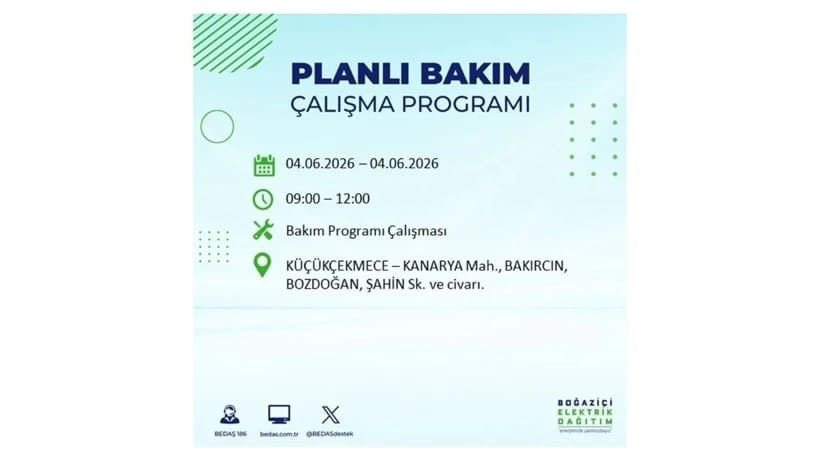 Milyonları ilgilendiriyor: İstanbul'da elektrikler kesilecek 38
