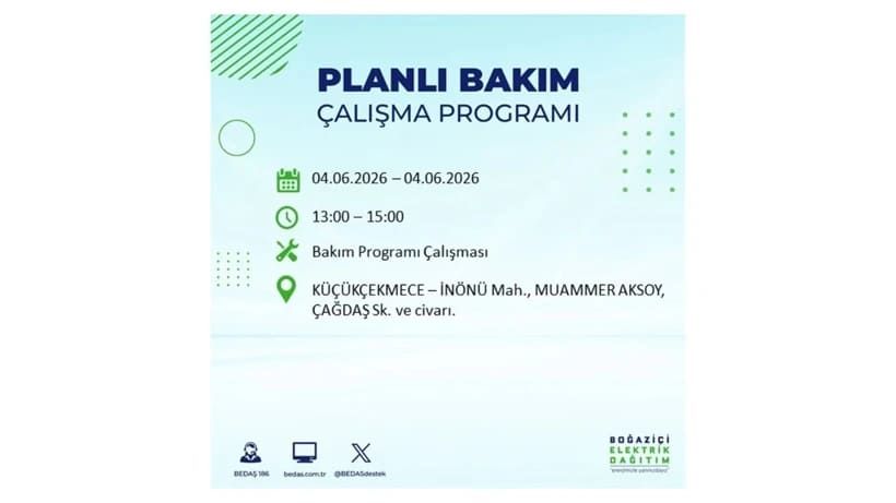 Milyonları ilgilendiriyor: İstanbul'da elektrikler kesilecek 40