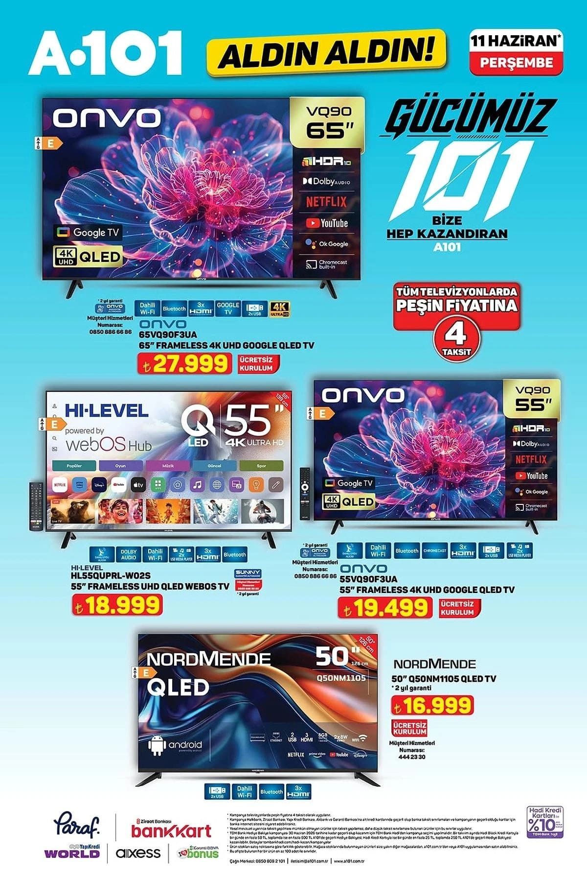 A101 11 Haziran Perşembe aktüel ürünler kataloğu yayımlandı! Birçok üründe indirim 1