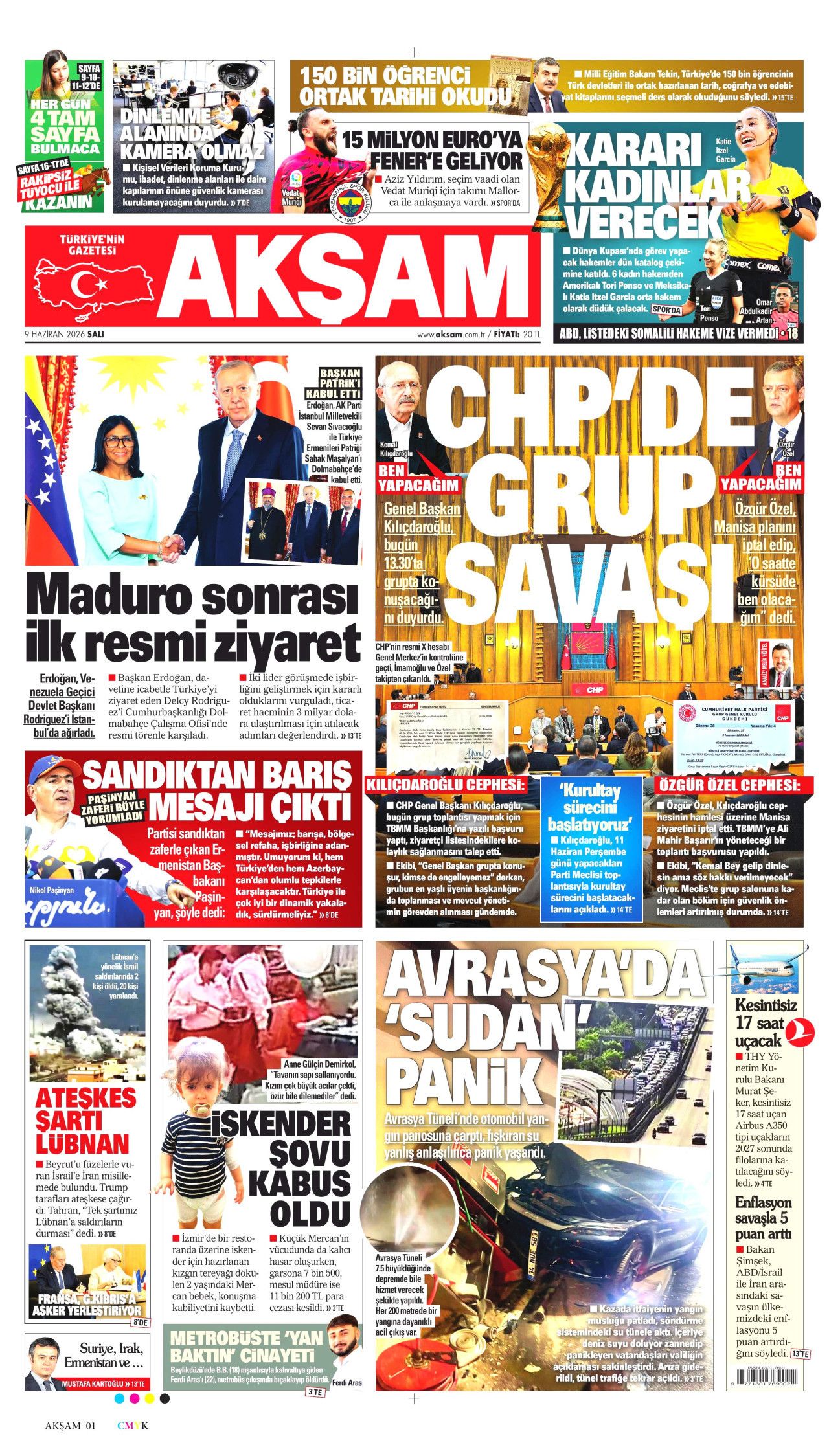CHP'deki grup savaşı krizi manşetlerde! Hangi gazete nasıl gördü? 9