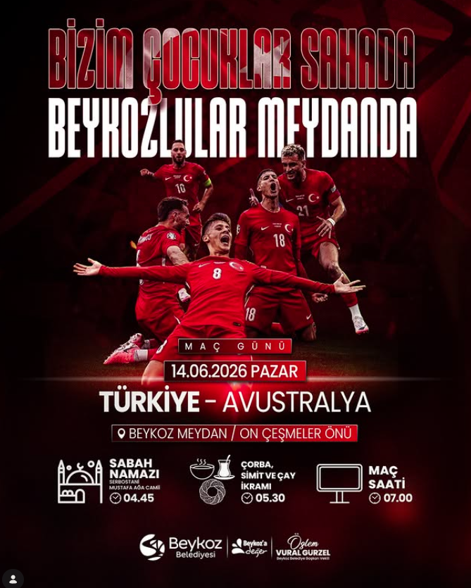 Belediyeler, Türkiye-Avustralya maçı için nerelere dev ekran kurdu? İşte adresler 20