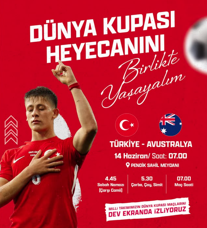 Belediyeler, Türkiye-Avustralya maçı için nerelere dev ekran kurdu? İşte adresler 17