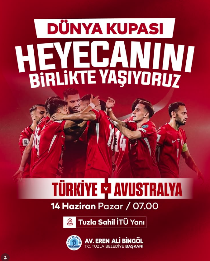 Belediyeler, Türkiye-Avustralya maçı için nerelere dev ekran kurdu? İşte adresler 22