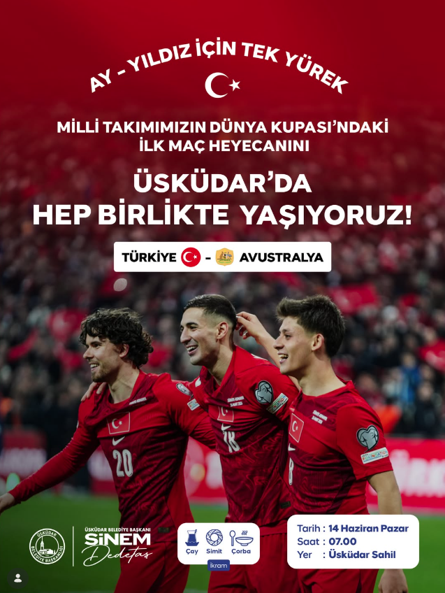 Belediyeler, Türkiye-Avustralya maçı için nerelere dev ekran kurdu? İşte adresler 16