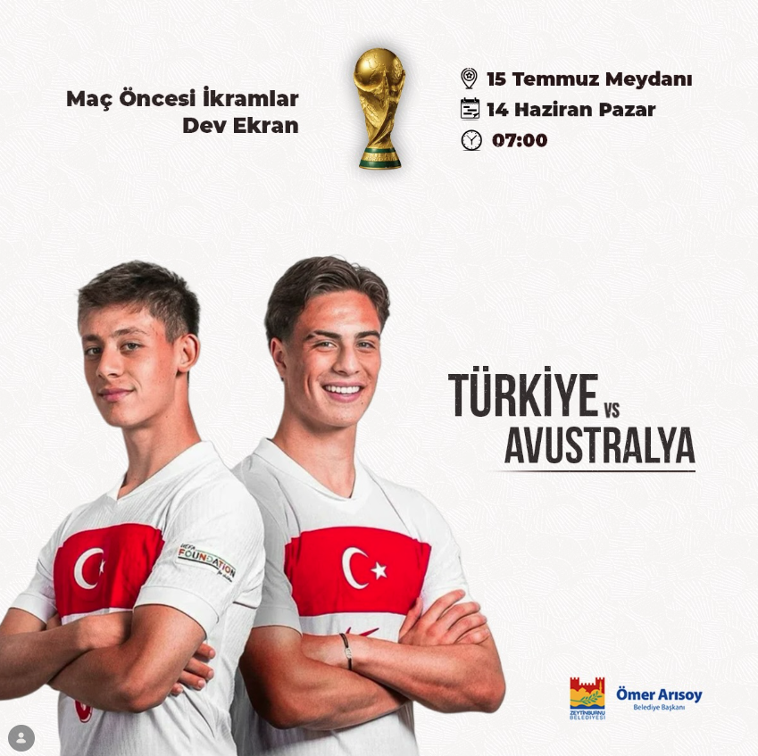 Belediyeler, Türkiye-Avustralya maçı için nerelere dev ekran kurdu? İşte adresler 12