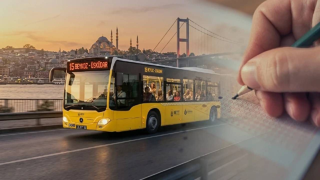İstanbul'da o belgeyi gösterenlere ulaşım ücretsiz! 13 Haziran otobüsler ücretsiz mi? LGS günü toplu taşıma bedava mı? 5