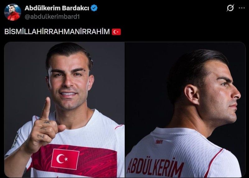 Abdülkerim Bardakcı'dan Dünya Kupası öncesi taraftarı coşturan paylaşım: "Bismillahirrahmanirrahim" 5