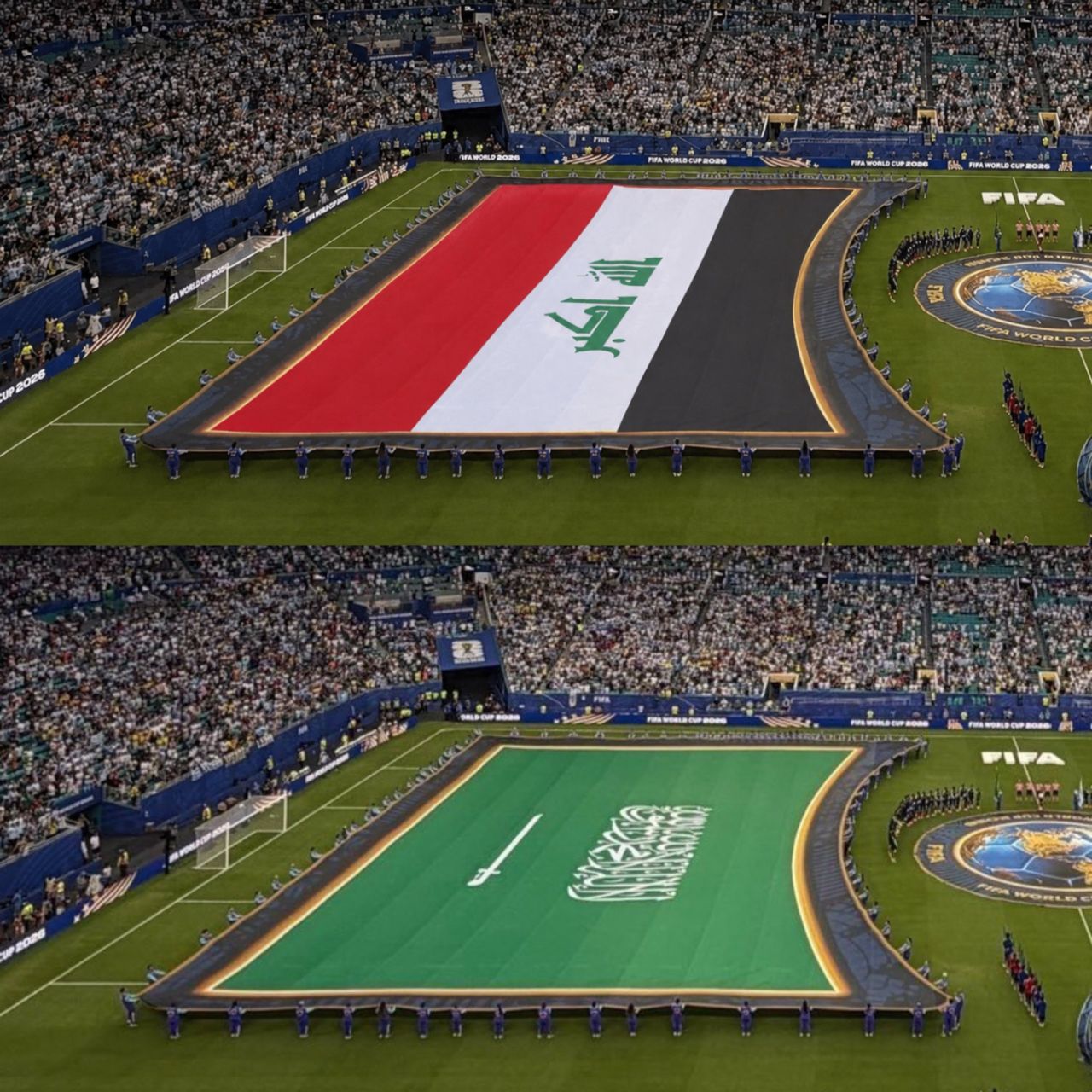 FIFA'dan Suudi Arabistan ve Irak'a alkış alan jest! İki ülkenin bayrakları yere değdirilmedi 1