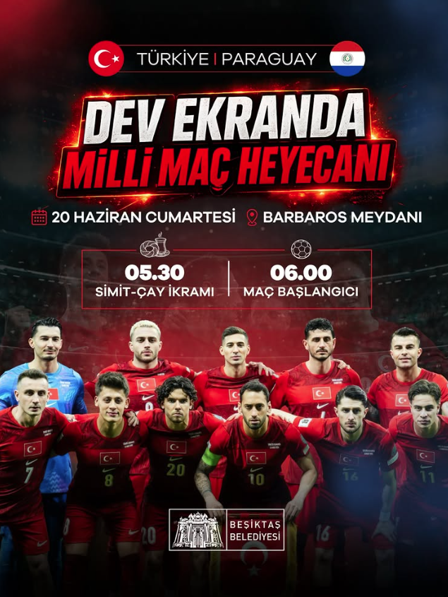 Belediyeler, Türkiye-Paraguay maçı için nerelere dev ekran kuracak? İşte adresler 18