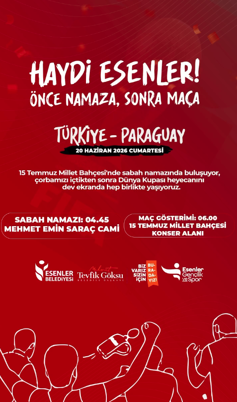 Belediyeler, Türkiye-Paraguay maçı için nerelere dev ekran kuracak? İşte adresler 6