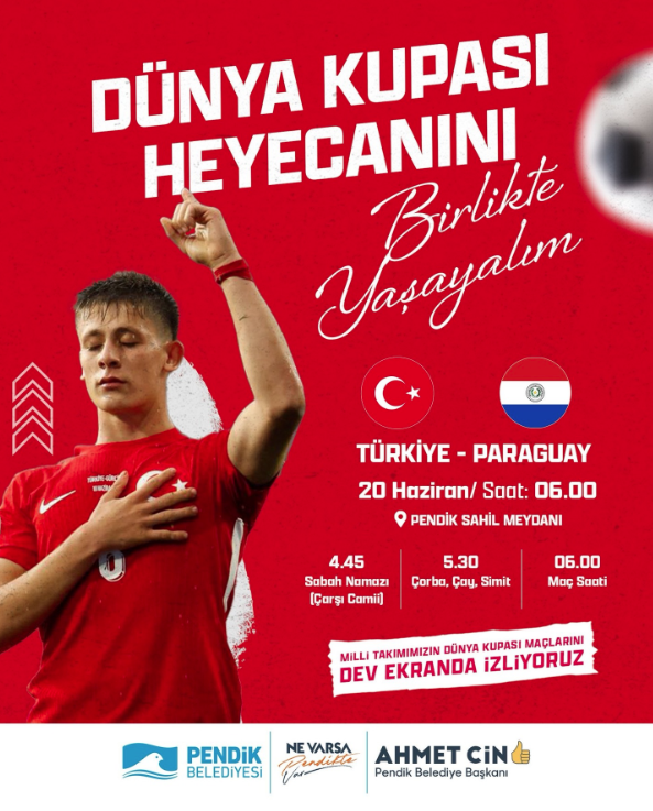Belediyeler, Türkiye-Paraguay maçı için nerelere dev ekran kuracak? İşte adresler 3