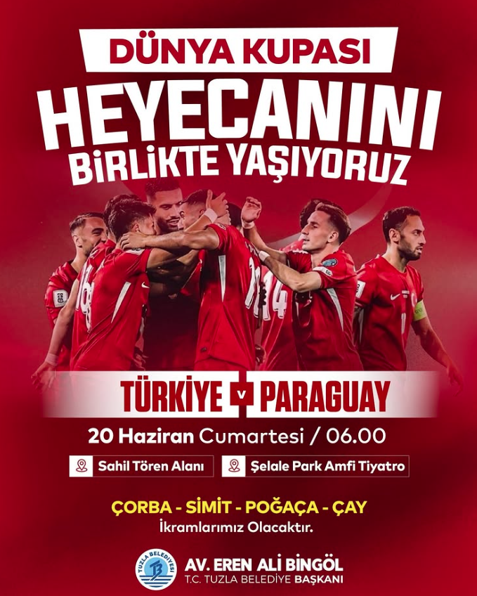 Belediyeler, Türkiye-Paraguay maçı için nerelere dev ekran kuracak? İşte adresler 14