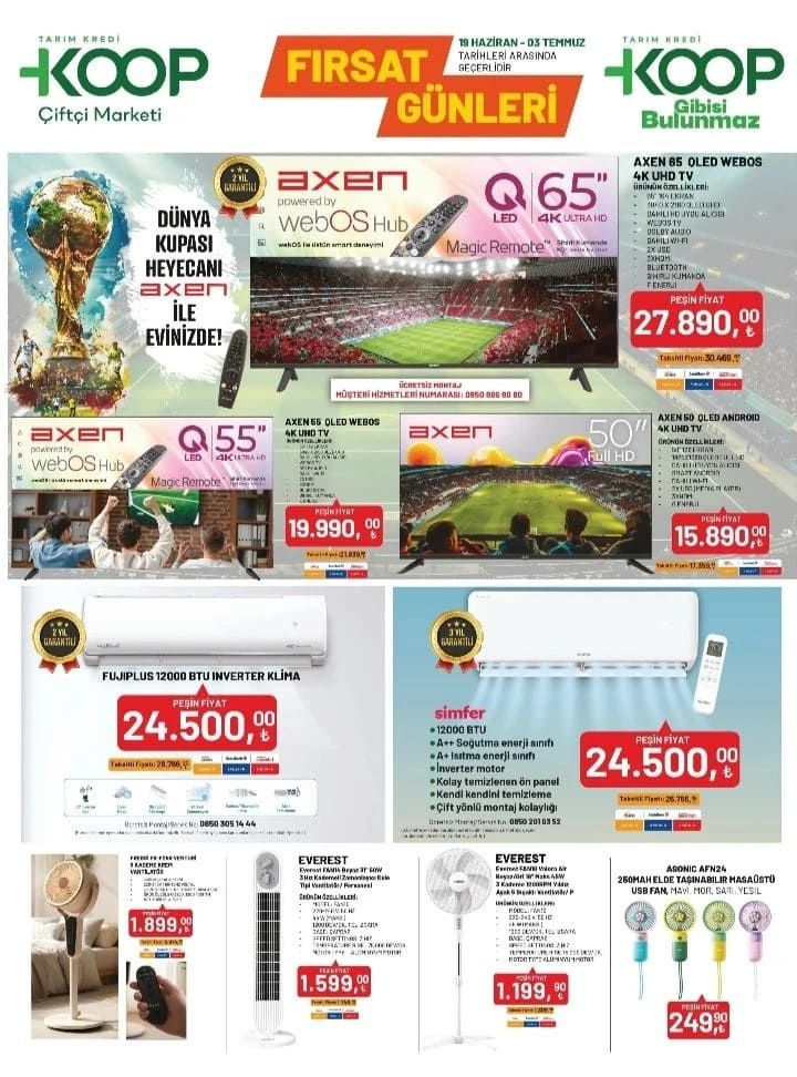 Tarım Kredi KOOP, 19 Haziran - 3 Temmuz aktüel ürünler kataloğunu yayımladı 4