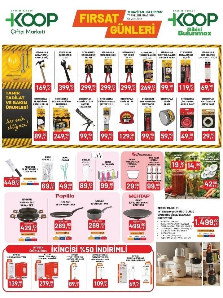 Tarım Kredi KOOP, 19 Haziran - 3 Temmuz aktüel ürünler kataloğunu yayımladı 5