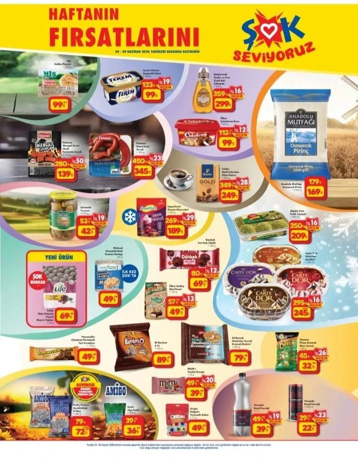 Şok market 24 Haziran Çarşamba aktüel ürünler kataloğu yayımlandı! 3