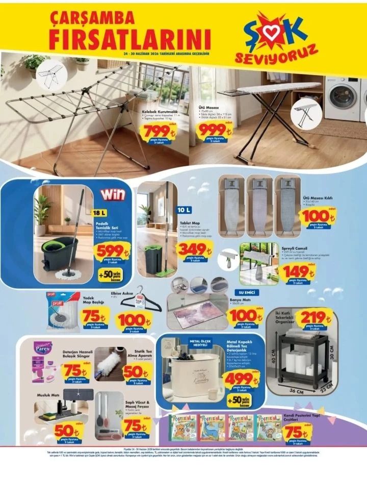 Şok market 24 Haziran Çarşamba aktüel ürünler kataloğu yayımlandı! 6