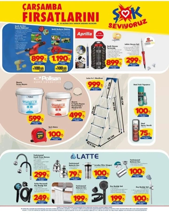 Şok market 24 Haziran Çarşamba aktüel ürünler kataloğu yayımlandı! 7